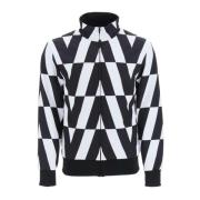 Sweatshirt met rits Valentino , Black , Heren