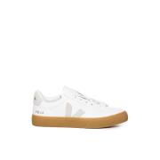 Minimalistische Witte Leren Sneakers Veja , White , Dames