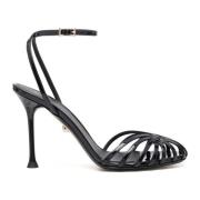 High Heel Sandals Alevi Milano , Black , Dames