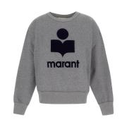 Zachte katoenen sweatshirt voor vrouwen Isabel Marant Étoile , Gray , ...