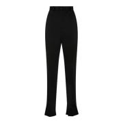 Zwarte Skinny Broek met Stretch Design Dolce & Gabbana , Black , Dames