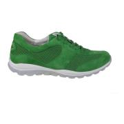 Groene Rolling Walking Sneaker voor Dames Gabor , Green , Dames
