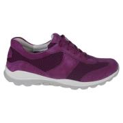 Paarse Rollende Wandelsneaker voor Dames Gabor , Purple , Dames