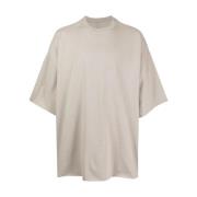 Tommy T Oversized Grijs T-shirt Rick Owens , Gray , Heren