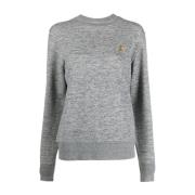 Grijze Star Katoenen Sweatshirt Golden Goose , Gray , Dames