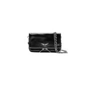 Zwarte Rock Nano Pouch Schoudertas Zadig & Voltaire , Black , Dames