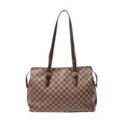 Pre-owned Canvas louis-vuitton-bags Louis Vuitton Vintage , Brown , Da...