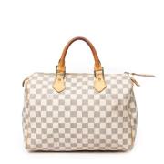 Pre-owned Fabric handbags Louis Vuitton Vintage , Beige , Dames