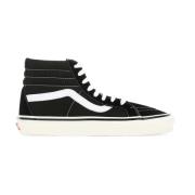 Zwarte Sk8-Hi Canvas Sneakers Vans , Black , Heren