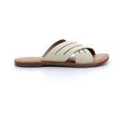 Comfortabele Kick Day Mules Kickers , Beige , Dames