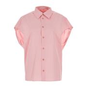 Roze Poplin Overhemd - Stijlvol en Trendy Marni , Pink , Dames