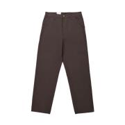 Relaxed Fit Jeans - Comfort en Stijl Carhartt Wip , Brown , Heren