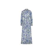 Popping Flowers Maxi Jurk Fabienne Chapot , Blue , Dames