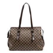 Pre-owned Fabric shoulder-bags Louis Vuitton Vintage , Brown , Dames