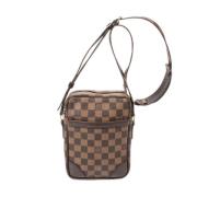 Pre-owned Fabric louis-vuitton-bags Louis Vuitton Vintage , Brown , Da...