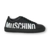 Stijlvolle Sneakers voor Mannen en Vrouwen Moschino , Black , Heren