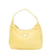 Pre-owned Nylon handbags Prada Vintage , Yellow , Dames