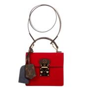 Pre-owned Fabric handbags Louis Vuitton Vintage , Red , Dames