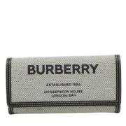 Pre-owned Canvas wallets Burberry Vintage , Gray , Dames