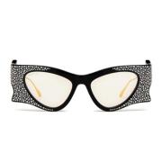 Gucci Gg1328S 004 Zonnebril Gucci , Black , Dames