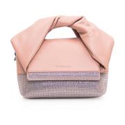 Crystal Small Twister Schoudertassen JW Anderson , Pink , Dames