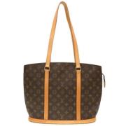 Pre-owned Canvas totes Louis Vuitton Vintage , Brown , Dames