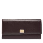 Pre-owned Leather wallets Dolce & Gabbana Pre-owned , Brown , Dames