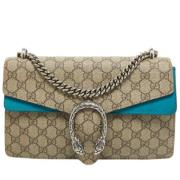 Pre-owned Suede gucci-bags Gucci Vintage , Beige , Dames