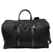 Pre-owned Leather travel-bags Prada Vintage , Black , Dames