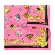 Zijden sjaal Moschino , Pink , Unisex