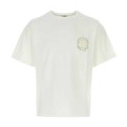 Witte katoenen T-shirt Etro , White , Heren