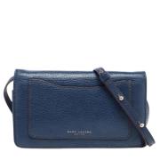 Pre-owned Leather wallets Marc Jacobs Pre-owned , Blue , Dames