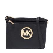 Pre-owned Leather shoulder-bags Michael Kors Pre-owned , Black , Dames