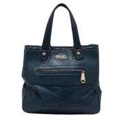 Pre-owned Leather shoulder-bags Dolce & Gabbana Pre-owned , Blue , Dam...