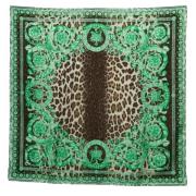 Pre-owned Silk scarves Versace Pre-owned , Green , Dames