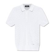 Katoenen poloshirt Dsquared2 , White , Heren