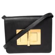 Pre-owned Leather shoulder-bags Tom Ford Pre-owned , Black , Dames