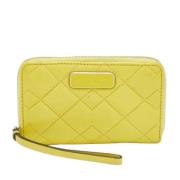 Pre-owned Leather wallets Marc Jacobs Pre-owned , Yellow , Dames