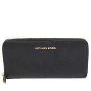 Pre-owned Leather wallets Michael Kors Pre-owned , Black , Dames