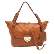 Pre-owned Leather shoulder-bags Michael Kors Pre-owned , Brown , Dames