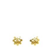 Pre-owned Yellow Gold earrings Chanel Vintage , Yellow , Dames