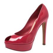 Pre-owned Leather heels Dior Vintage , Pink , Dames