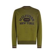 Heren College Monotype Trui Tommy Hilfiger , Green , Heren