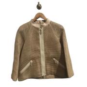 Pre-owned Silk outerwear Moncler Pre-owned , Beige , Dames