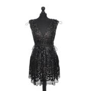 Pre-owned Silk dresses Stella McCartney Pre-owned , Black , Dames