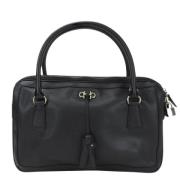 Pre-owned Leather handbags Salvatore Ferragamo Pre-owned , Black , Dam...