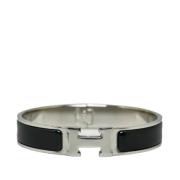 Pre-owned Metal bracelets Hermès Vintage , Gray , Dames