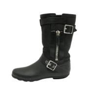 Pre-owned Rubber boots Burberry Vintage , Black , Dames