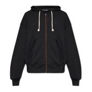 Hoodie met logo Acne Studios , Black , Heren