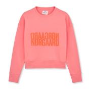 Zachte en Comfortabele Shell Pink Sweatshirt Mads Nørgaard , Pink , Da...